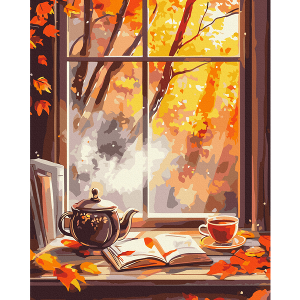 Картина по номерам Природа - Вже осінь за вікном