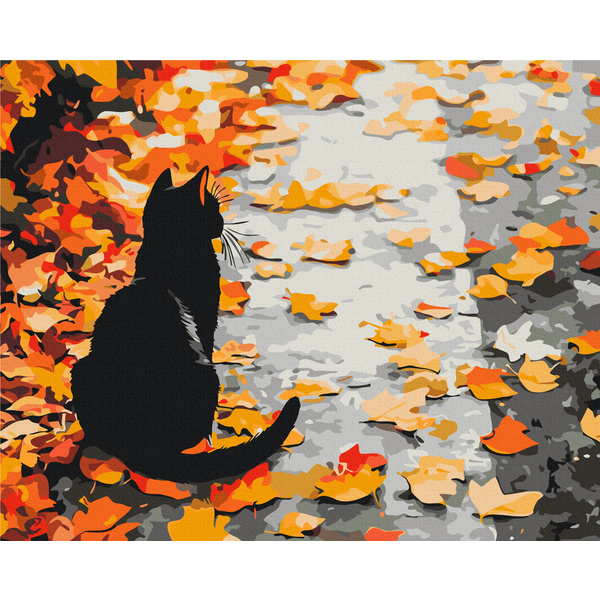 Картина по номерам Тварини, птахи та риби - Autumn is watching