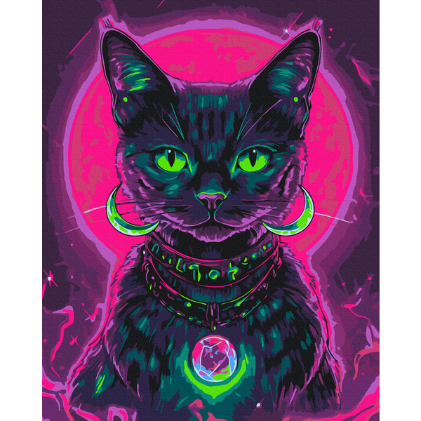 Картина по номерам Тварини, птахи та риби - Пушистая прорицательница