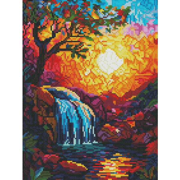 Алмазна мозаїка BLACK 30х40 - Чудесный пейзаж