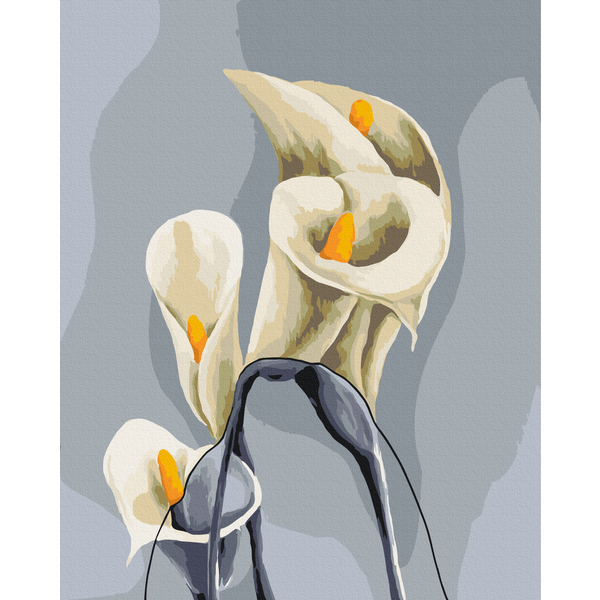 Картина по номерам Авторські колекції - Білі кали © Катерина Савич