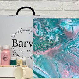 Набір для живопису флюїд арт 