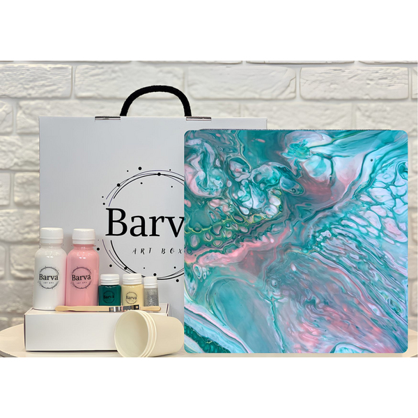 Набір для живопису флюїд арт - Набір для живопису флюїд арт 