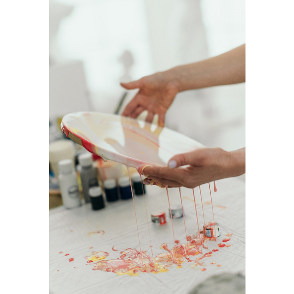 Набір для живопису флюїд арт - Набір для живопису флюїд арт 