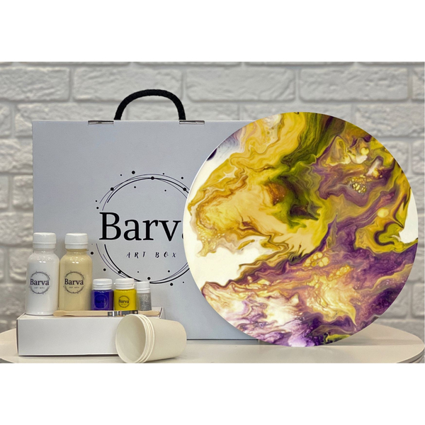 Набір для живопису флюїд арт - Набір для живопису флюїд арт 