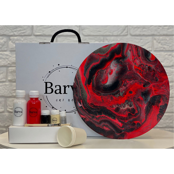 Набір для живопису флюїд арт - Набір для живопису флюїд арт 