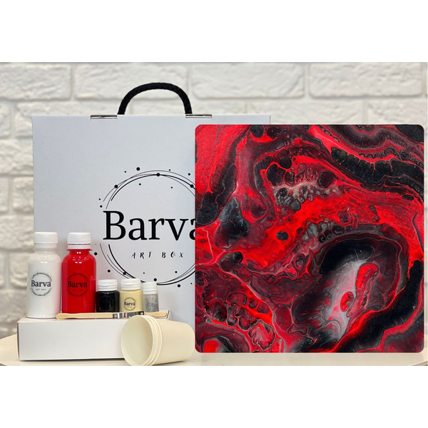 Набір для живопису флюїд арт - Набір для живопису флюїд арт 