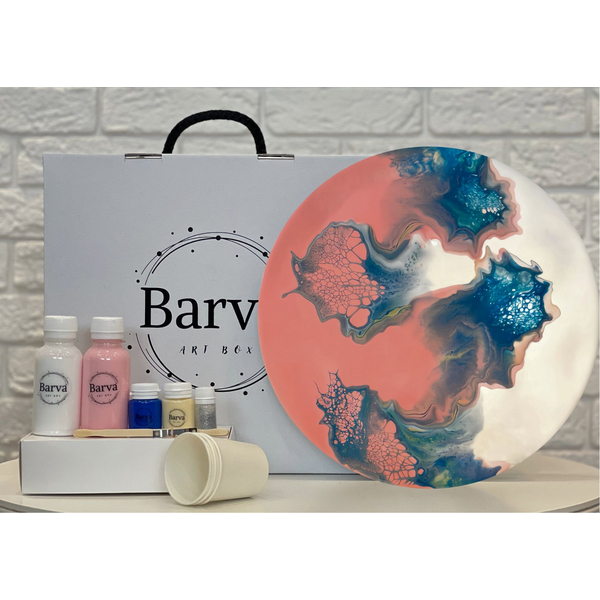 Набір для живопису флюїд арт - Набір для живопису флюїд арт 