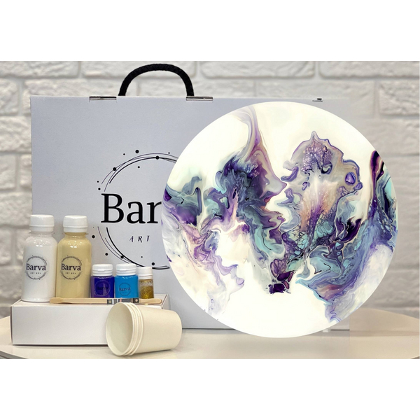 Набір для живопису флюїд арт - Набір для живопису флюїд арт 