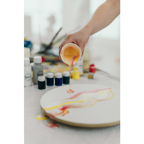 Набір для живопису флюїд арт - Набір для живопису флюїд арт 