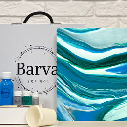 Набір для живопису флюїд арт 