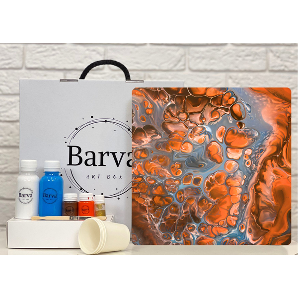 Набір для живопису флюїд арт - Набір для живопису флюїд арт 