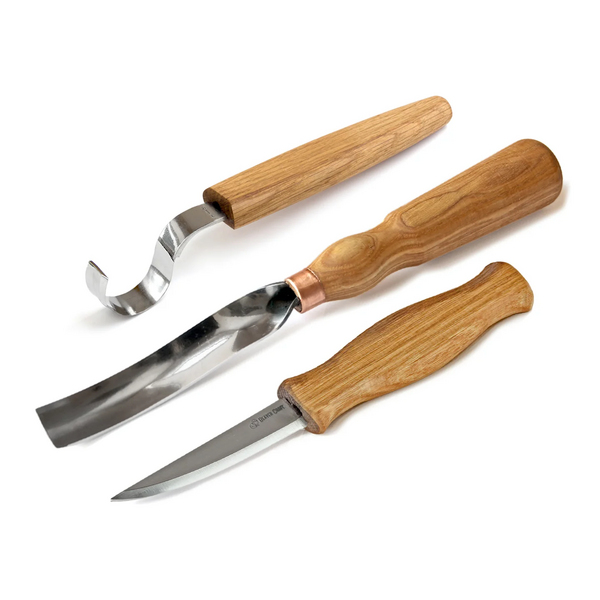 Набори для різьблення - Набор для резьбы ложками с долотом для резьбы по дереву