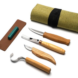 Профессиональный набор для резьбы по ложкам и куксам с ножами
