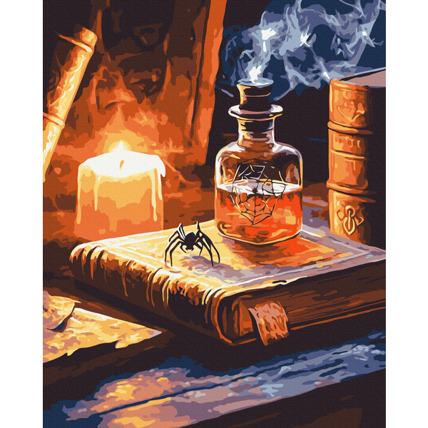 Картина по номерам Східна тематика - Хелловінська ніч