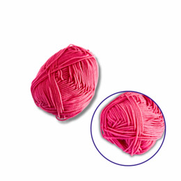 Пряжа фасованна петляста 50гр. (80% бавовни+ 20% молочна клітковина) персикова пудра