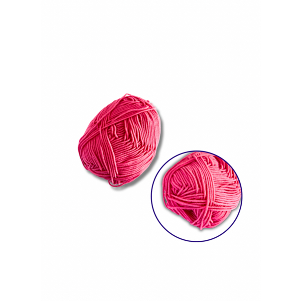 Пряжа, нитки - Пряжа фасованная петлястая 50гр. (80% хлопка+ 20% молочная клетчатка) персиковая пудра