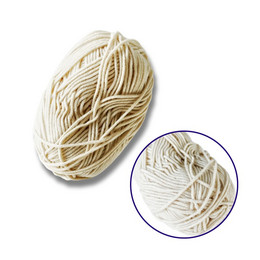 Пряжа фасованна петляста 50гр. (80% бавовни+ 20% молочна клітковина) бежева