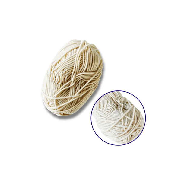 Пряжа, нитки - Пряжа фасованна петляста 50гр. (80% бавовни+ 20% молочна клітковина) бежева