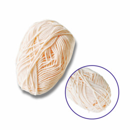 Пряжа фасованна петляста 50гр. (80% бавовни+ 20% молочна клітковина) колір шкіри