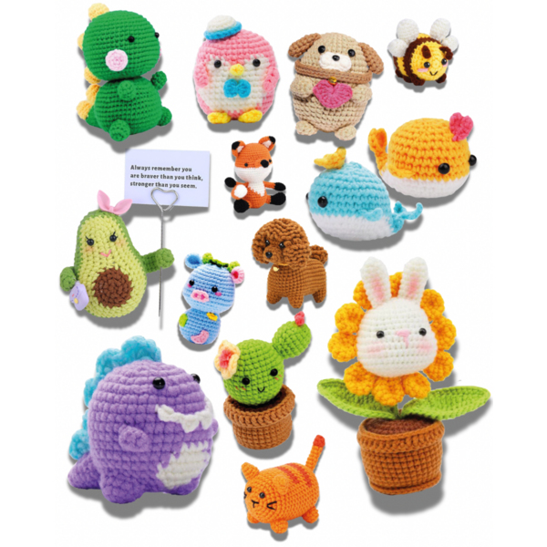 Набори для в'язання - Набір для в'язання іграшки гачком 