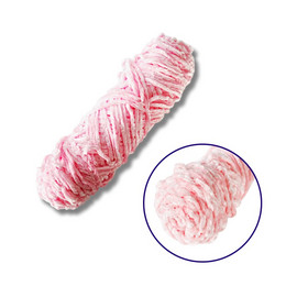 «Пряжа плюшевая синель 100гр. (100% полиэстер)» светло-розовый