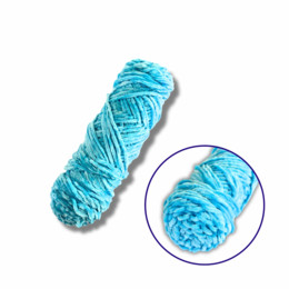 “Plush chenille yarn 100g (100% polyester)” blue
