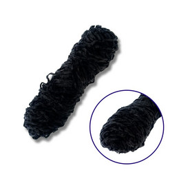 «Пряжа плюшевая синель 100гр. (100% полиэстер)» черный