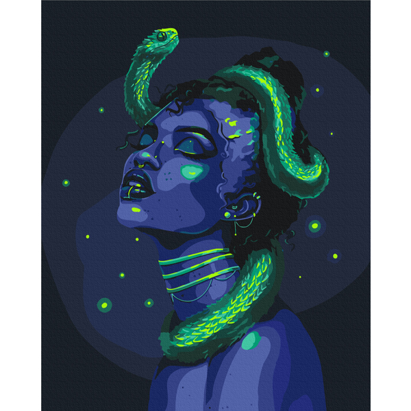 Картина по номерам Авторські колекції - Твоя неоновая змея © Соломия Ковальчук