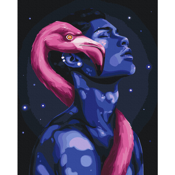 Картина по номерам Авторські колекції - Фламинго © Соломия Ковальчук