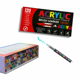Акриловые маркеры новые (120 шт)