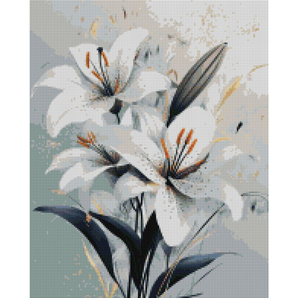 Алмазна мозаїка 40х50 - Ніжна лілія