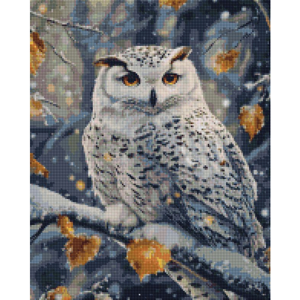 Алмазна мозаїка 40х50 - Сіра сова
