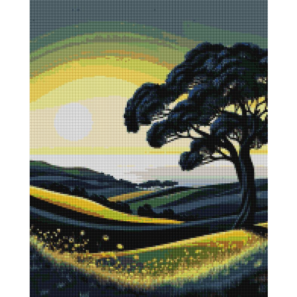 Алмазна мозаїка 40х50 - Силует дерева