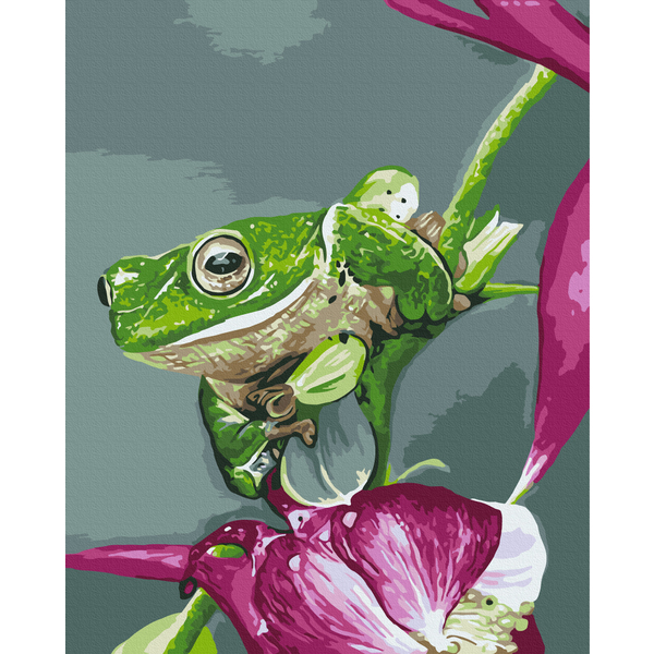 Картина по номерам Авторські колекції - Зелена грація © Telonitskaya Kristina