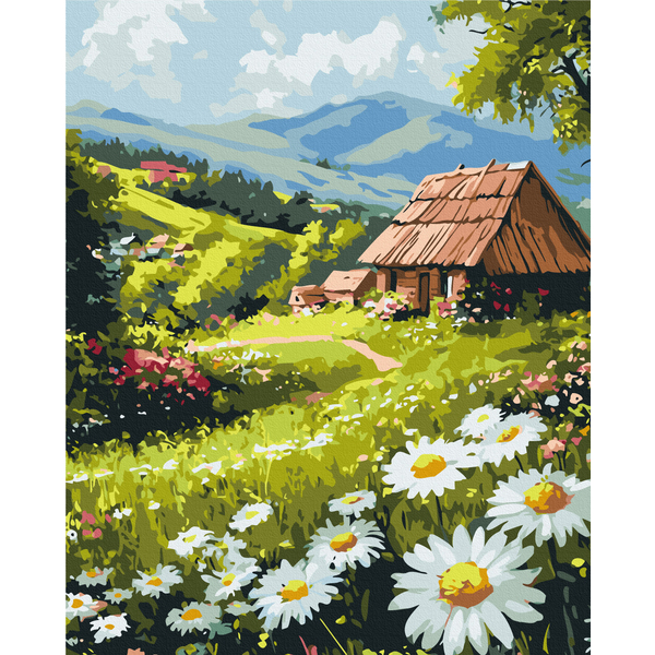 Картина по номерам Природа - Сільський затишок