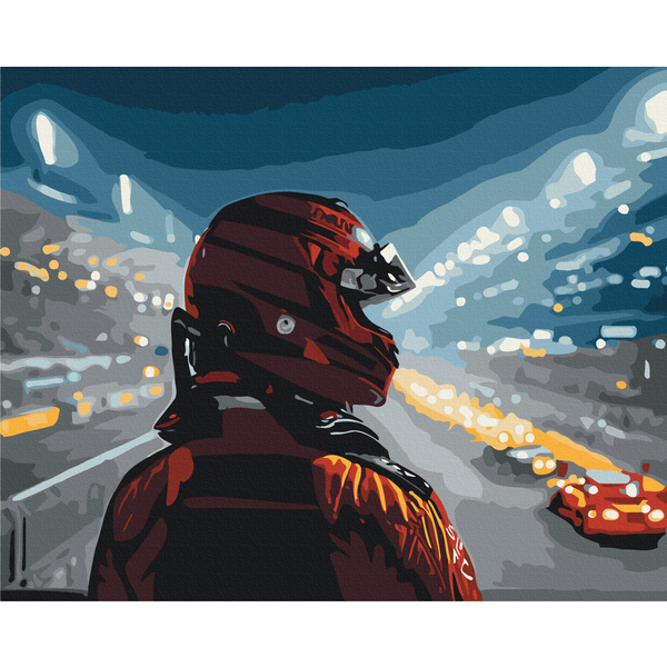 Картина по номерам Кораблі, автомобілі та літаки - Пульс гонки