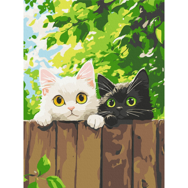 Картина по номерам Преміум картини - Пухнасті розвідники