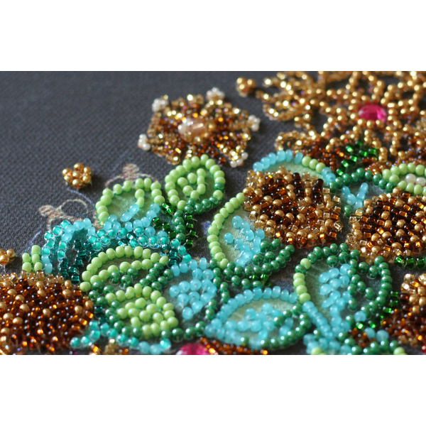 Набори для вишивки бісером - Новорічний вінок