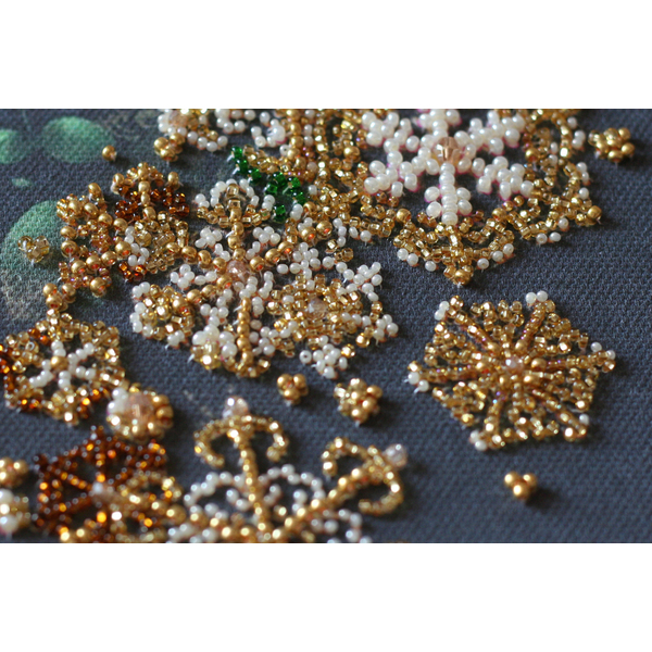 Набори для вишивки бісером - Новорічний вінок