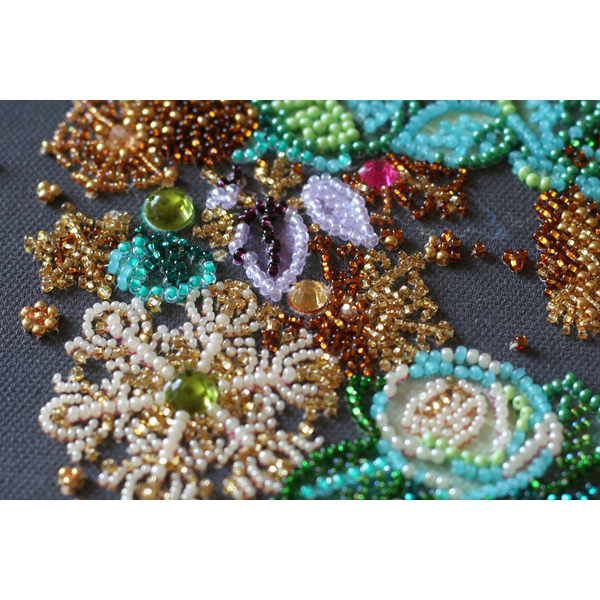 Набори для вишивки бісером - Новорічний вінок