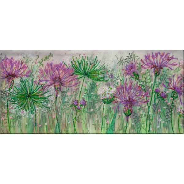 Набори для вишивки бісером - Волошки в полі