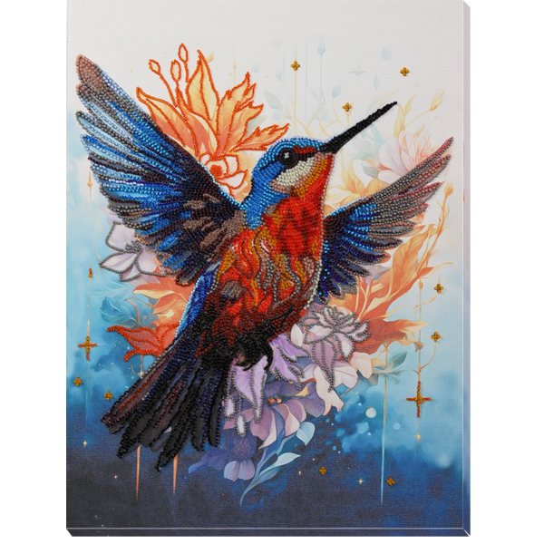 Набори для вишивки бісером - Барвистий помах крила