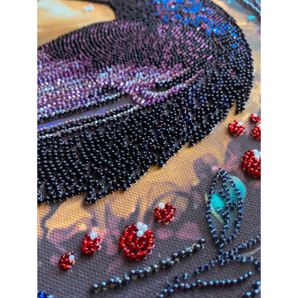 Набори для вишивки бісером - Чорний ворон