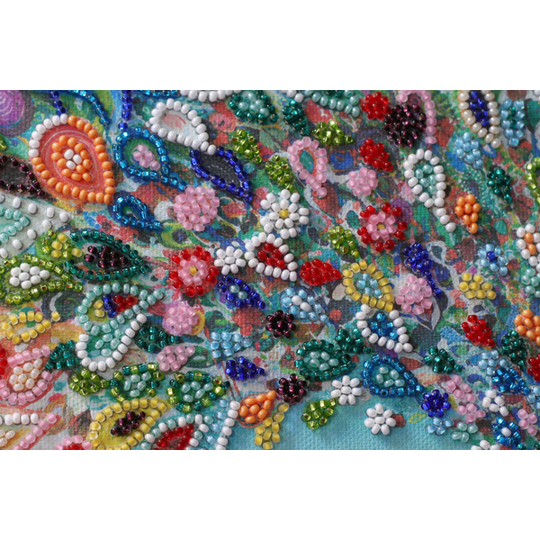 Набори для вишивки бісером - Барвистий шлейф