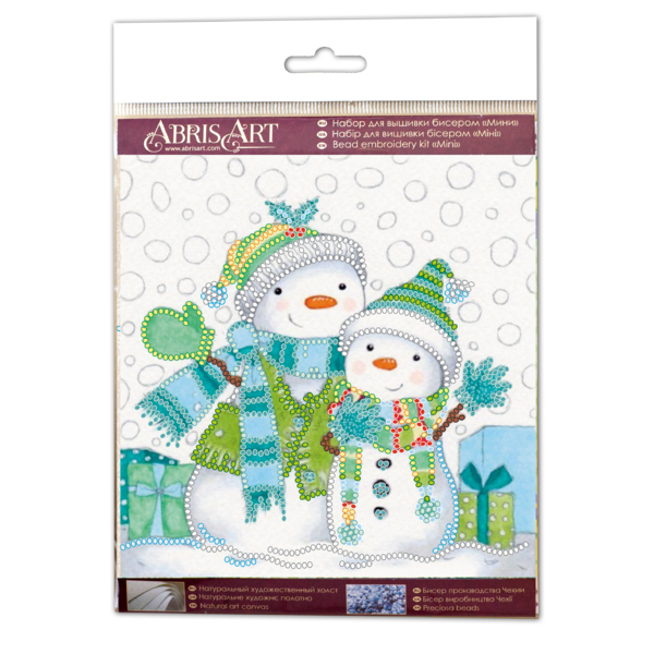 Набори для вишивки бісером - Снігові друзі