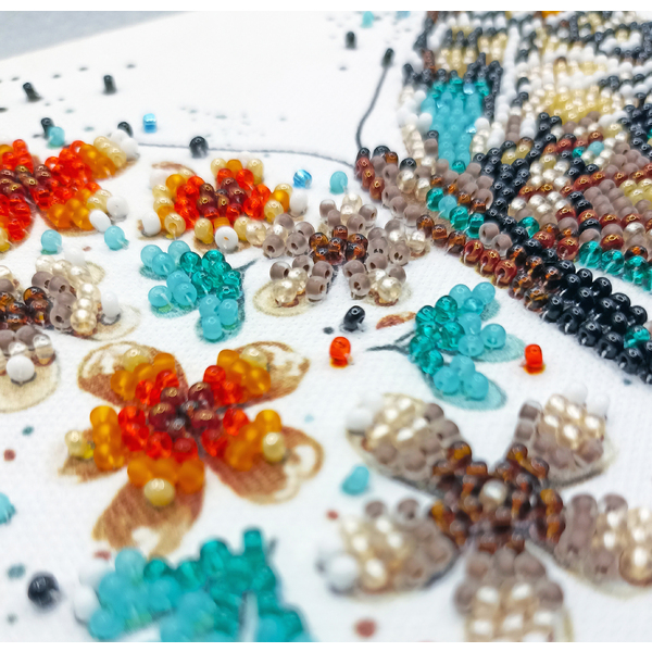 Набори для вишивки бісером - Тигрові крила