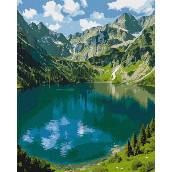 Картина по номерам Пейзажі - Морське око