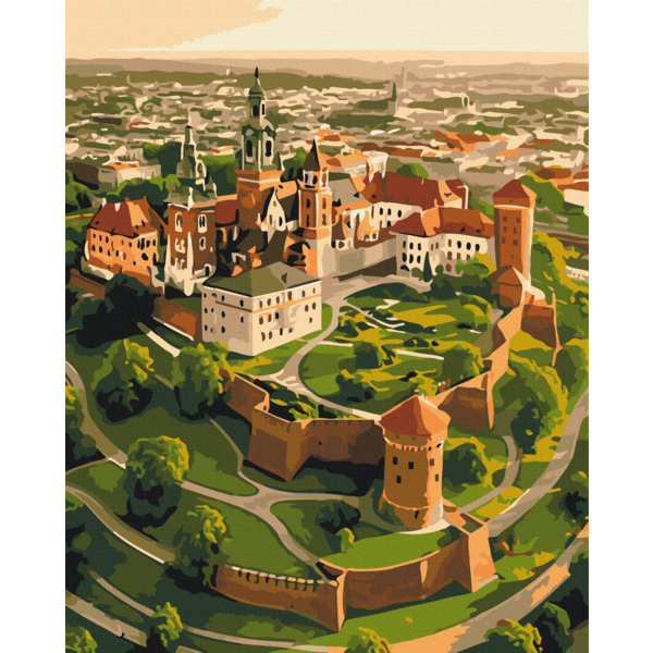 Картина по номерам Города - Вавельский замок