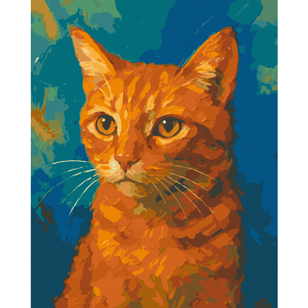 Картина по номерам Авторські колекції - Рудий кіт © Oleg Loburak